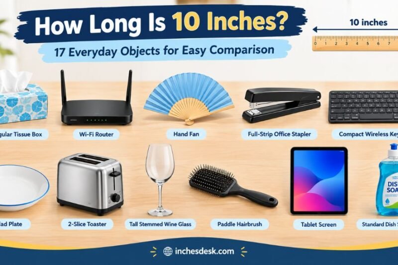 How Long Is 10 Inches? 17 Everyday Objects for Easy Comparison