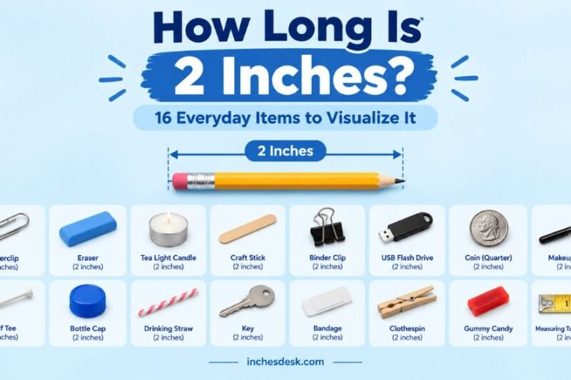 How Long Is 2 Inches? 16 Everyday Items to Visualize It
