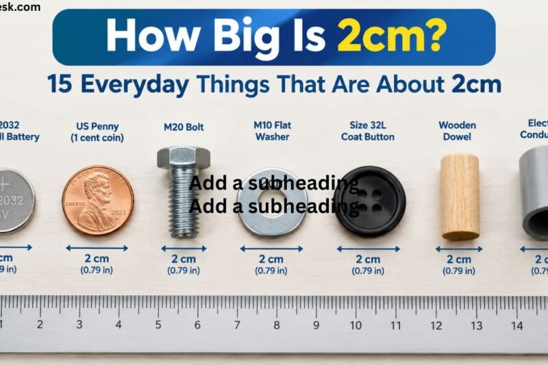 How Big Is 2cm? 15 Everyday Things That Are About 2cm