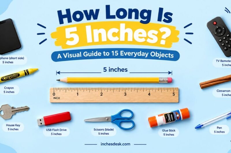 How Long Is 5 Inches? A Visual Guide to 15 Everyday Objects