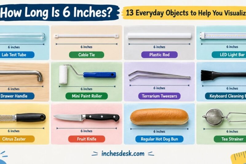 How Long Is 6 Inches? 13 Everyday Objects to Help You Visualize It