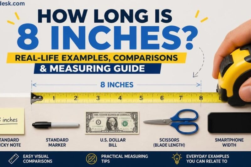 How Long Is 8 Inches? Real-Life Examples, Comparisons & Measuring Guide
