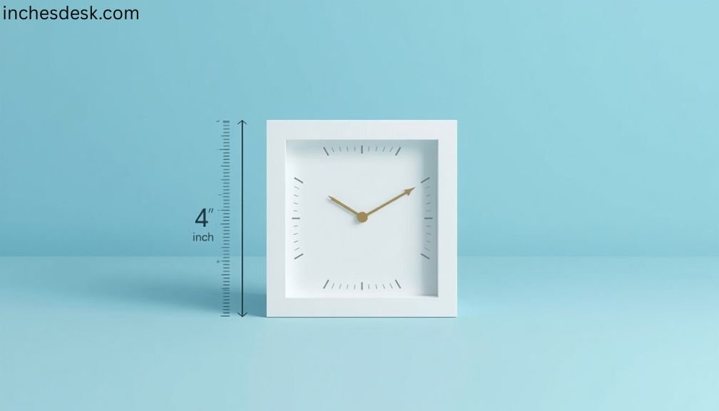 Mini Desk Clock Frame