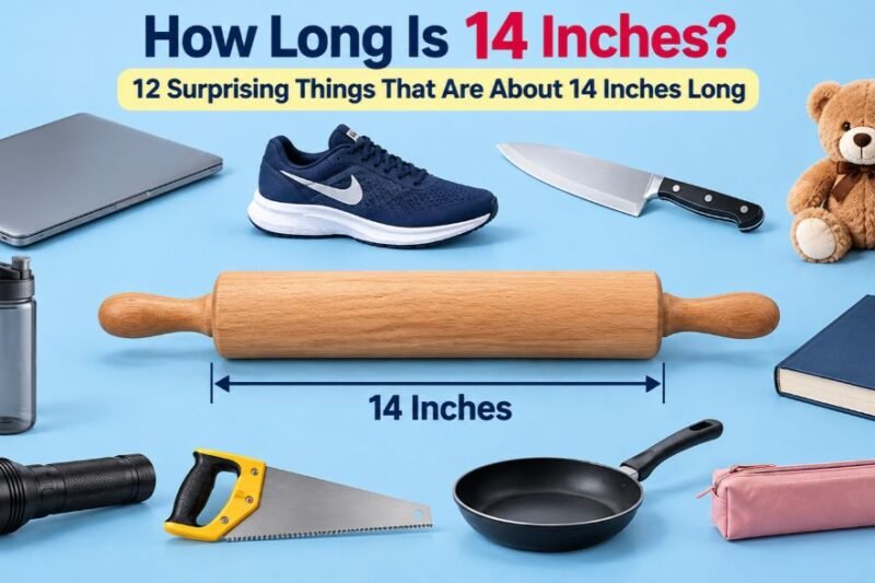 How Long Is 14 Inches? 12 Surprising Things That Are About 14 Inches Long