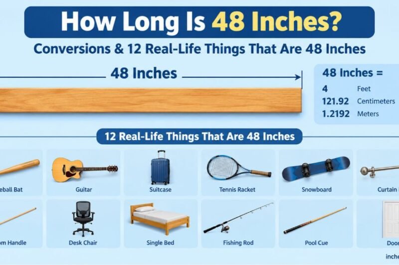 How Tall Is 48 Inches? Conversions & 12 Real-Life Things That Are 48 Inches