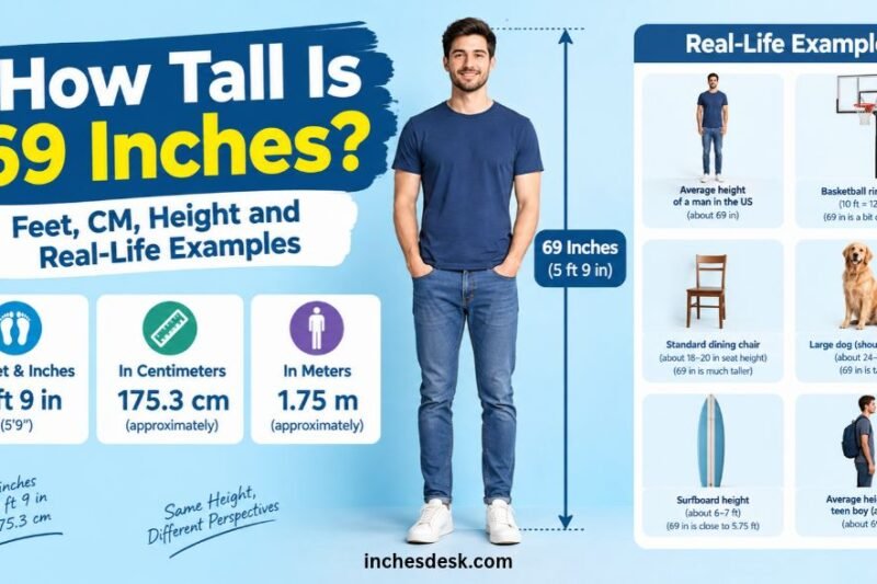 How Tall Is 69 Inches? Feet, CM, Height and Real-Life Examples