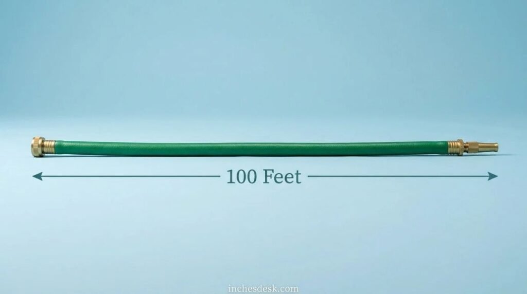A Standard Long Garden Hose