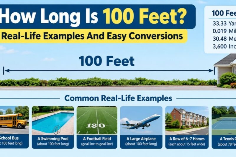 How Long Is 100 Feet? Real-Life Examples And Easy Conversions