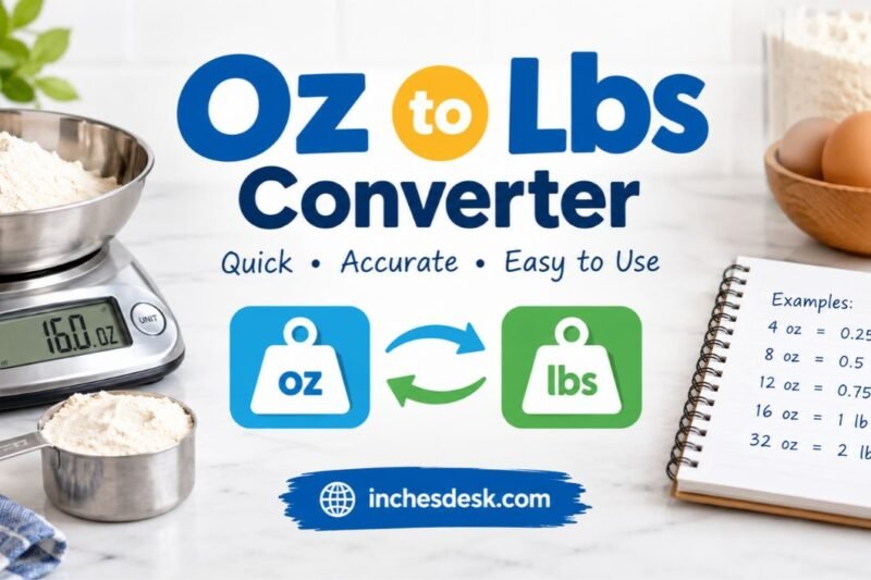 Oz to Lbs Converter